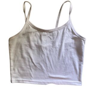 White Cropped TankTop